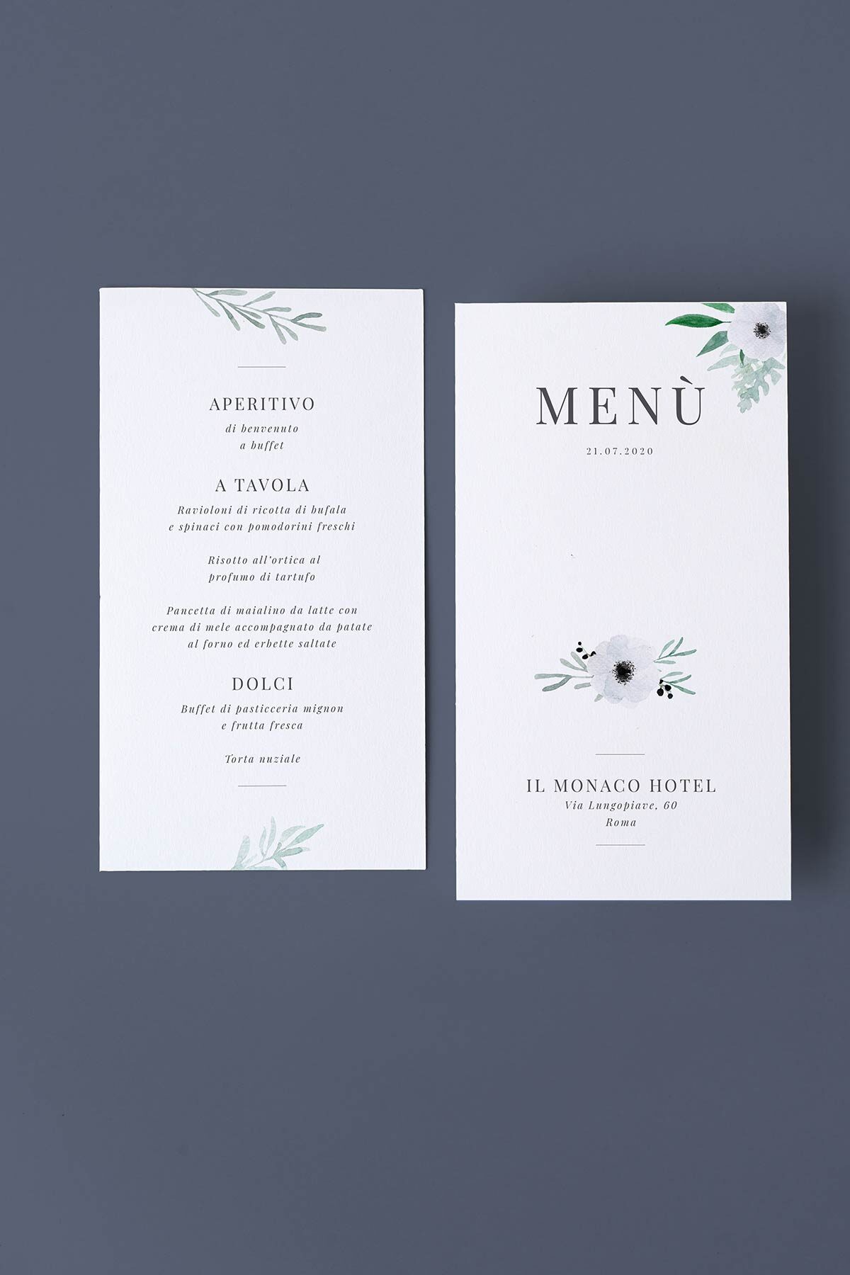 Menu Verticale Anemoni