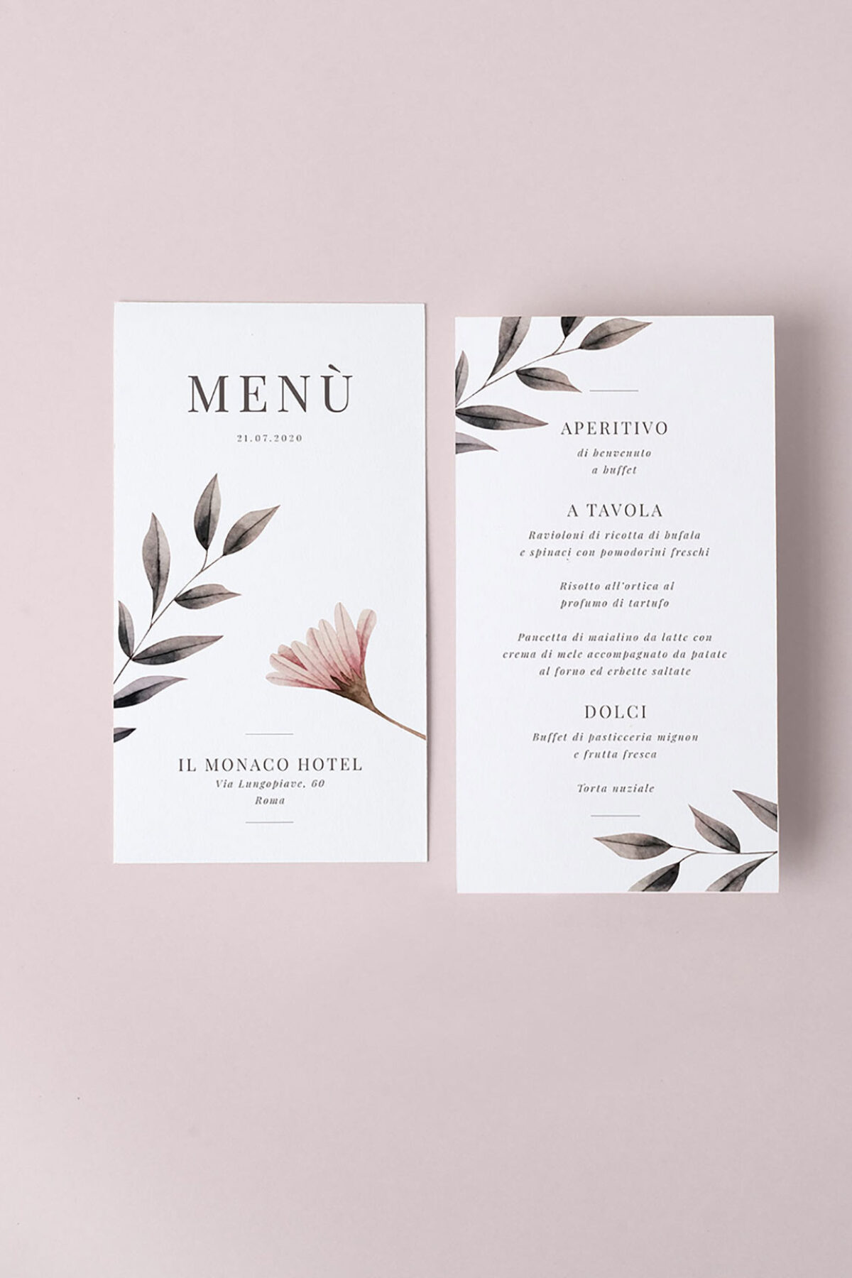 Menu Verticale Blush