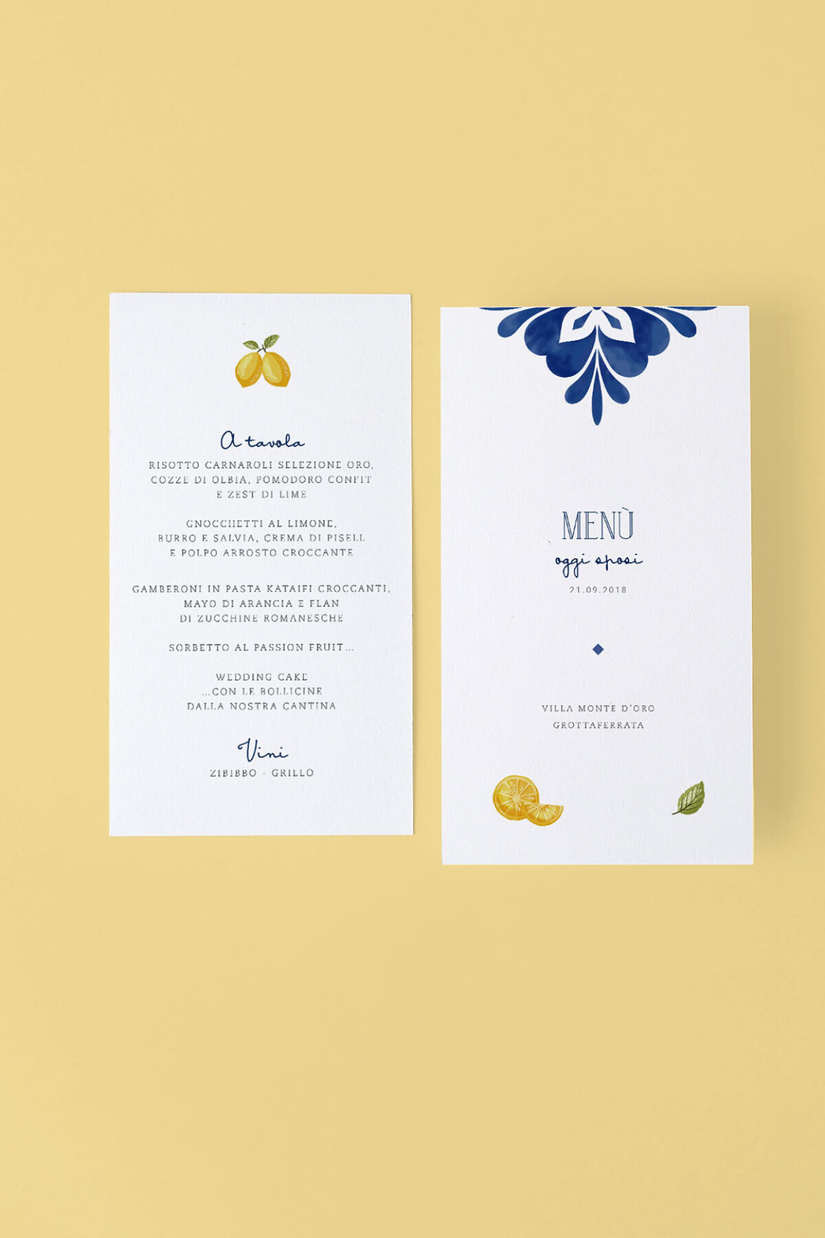 Menu Verticale Limoni