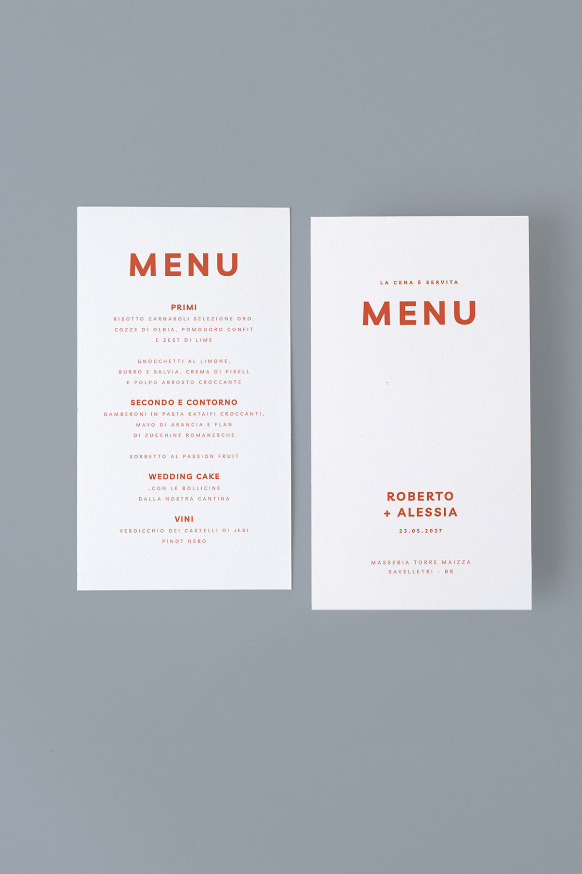 Menu Verticale Stylo