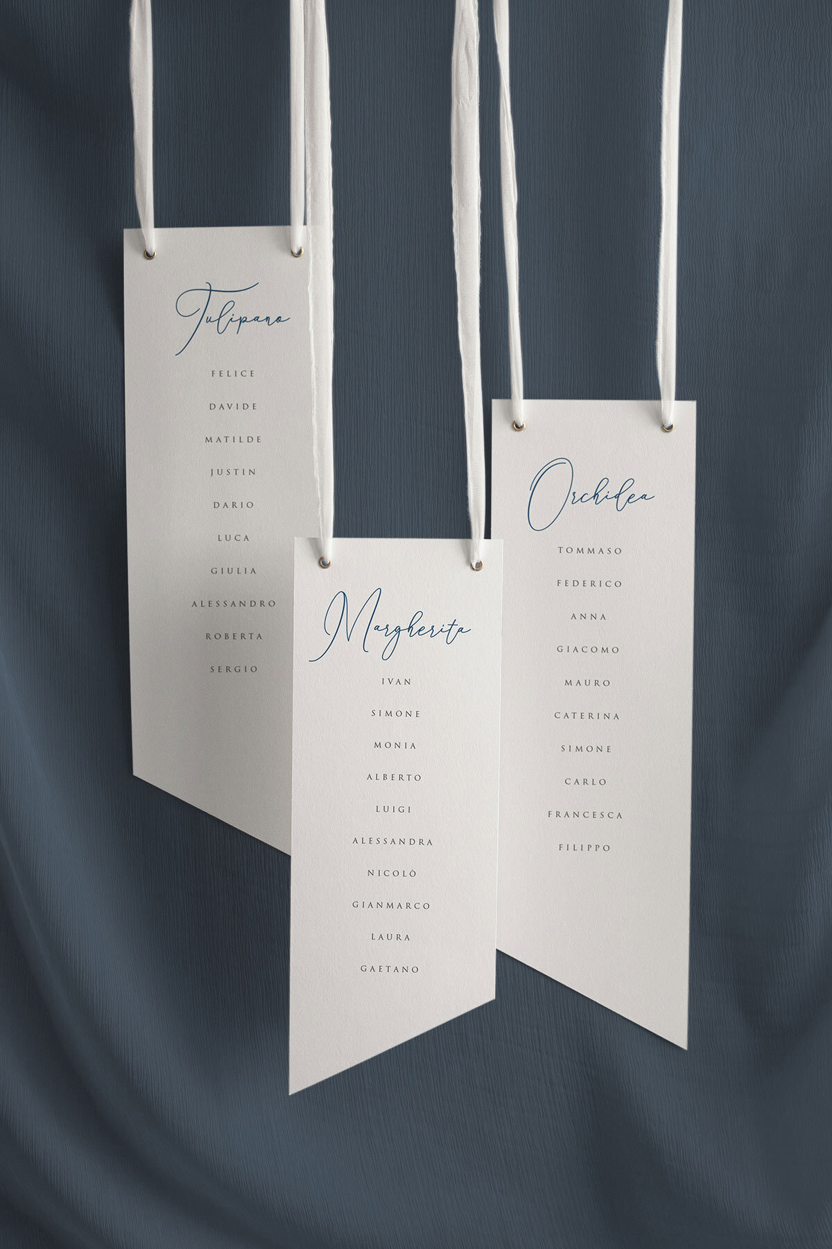 Tableau Matrimonio Layered Blu Vintage